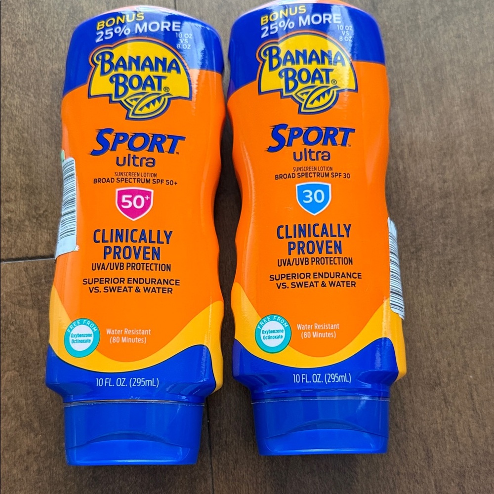 Banana Boat Sport Ultra Sunscreen Pack - Orange and Blue